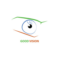 Good vision icon vector