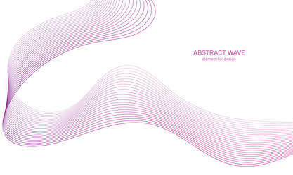 abstract colorful wave element for design digital vector image