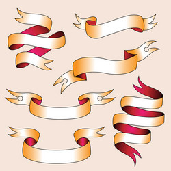 Tattoo ribons Royalty Free Vector Image - VectorStock
