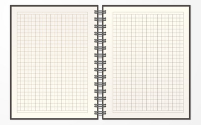 Blank book vector