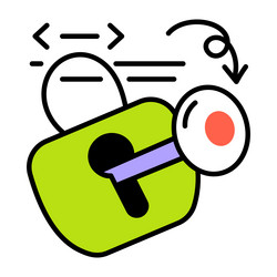 code encryption vector image