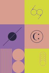 techno abstract pattern design vector