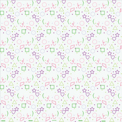 repeating pattern colorful frames vector image