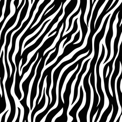 Zebra stripes seamless pattern tiger Royalty Free Vector