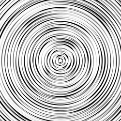 Spiral concentric lines circular rotating Vector Image