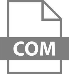 file name extension com type vector image