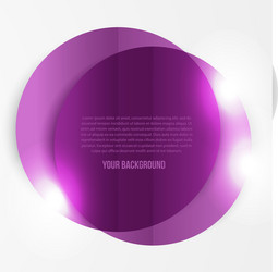 abstract circles template object web vector image
