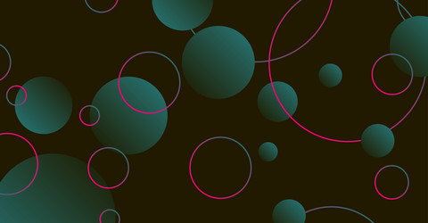 abstract minimal gradient geometric circle vector image