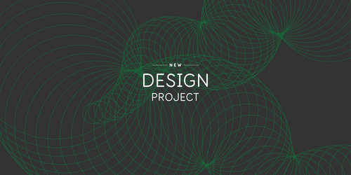 abstract geometric background of simple shapes vector image