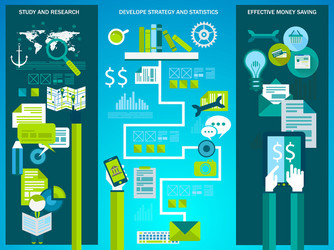 flat style ui icons to use for your business vector