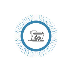 Backdoor exploit file internet software line icon vector