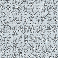 Mathematical with linear triangular shapes vector