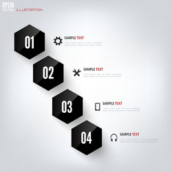 black cloud computing background with web icons vector image