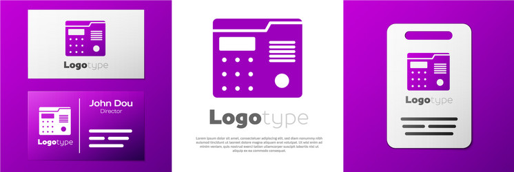 logotype house intercom system icon isolated vector image