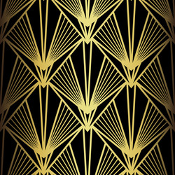 art deco pattern background in 1920s style vector image