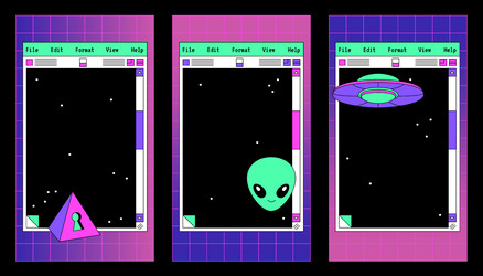 Note pad summer dream ig collection templates Vector Image