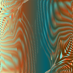 psychedelic digital abstract background from lines vector image