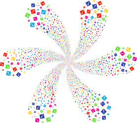 problem curl flower cluster vector image