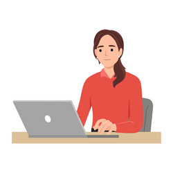 Remote working or work from home concept vector