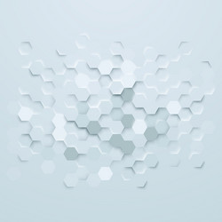 Modern Hexagon Pattern Background vector image