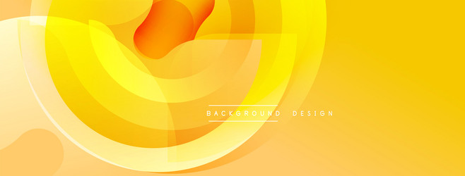 abstract yellow design overlapping layers create vector image