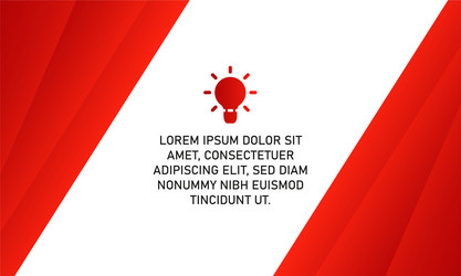 geometric red background with curved lines vector image