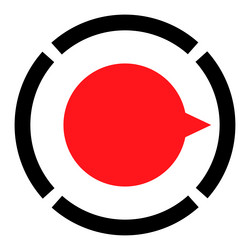 gauge meter dial icon with different number vector image