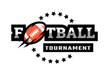 Football Tournament Logo Vector Image