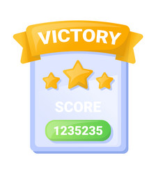 game ui button mobile application vector image