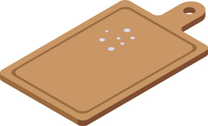 Kitchen cutting board icon isometric style vector