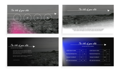 slides for presentation this slide set can vector image