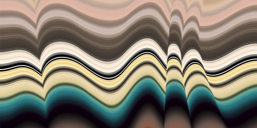 background with gradient color warped lines vector image