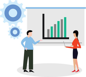 web page design templates for presentation vector image