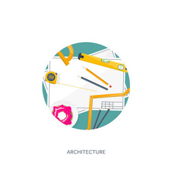 engineering and architecture vector image