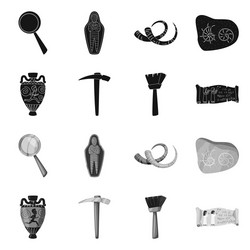 Isolated object story and items icon set vector