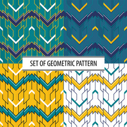 Abstract set geometric seamless modern tiles vector