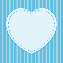 background template with heart frame vector image
