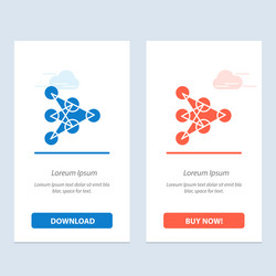 Learning deep algorithm data blue and red vector