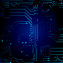 High tech technology geometric and connection Vector Image