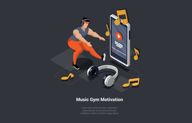 Sports activity bodybuilding and weight training vector