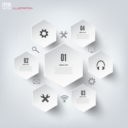 cloud computing background with web icons social vector image