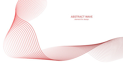 abstract colorful wave element for design digital vector image