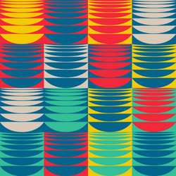 abstract geometric pattern with transition effect vector image