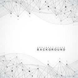 global network connection and big data vector image