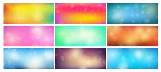abstract background with blur bokeh light effect vector image