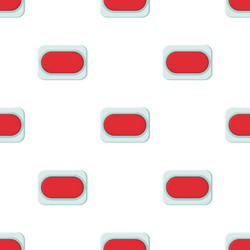 Red rectangular button pattern seamless vector