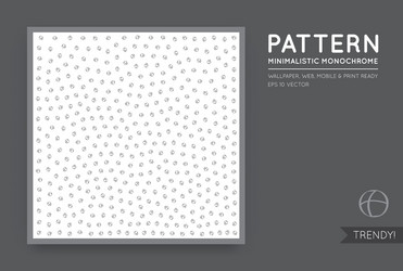 Abstract Monochrome Seamless Pattern vector image