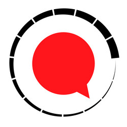 gauge meter dial icon with different number vector image