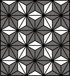 Geometric Hexagonal Pattern vector