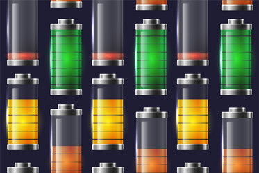 seamless texture with various types of transparent vector image